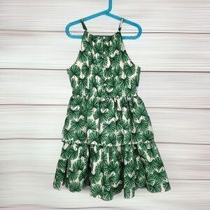 Janie and Jack Tropical Green Dress